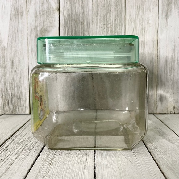 Mother’s Tea Square Glass Jar - Picture 2 of 6